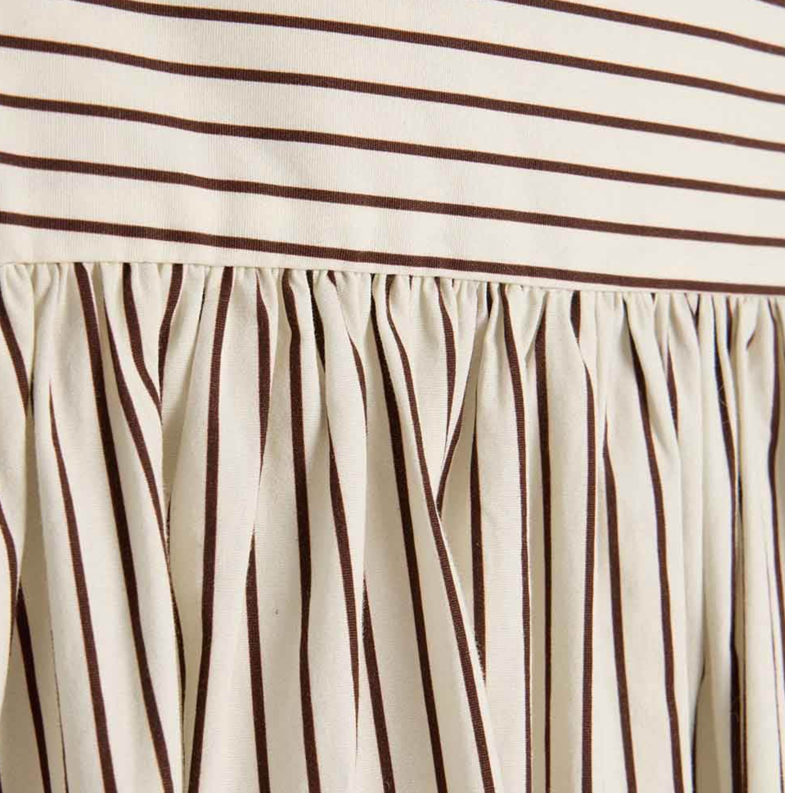 Women’s High-Waisted Striped Cotton Maxi Skirt