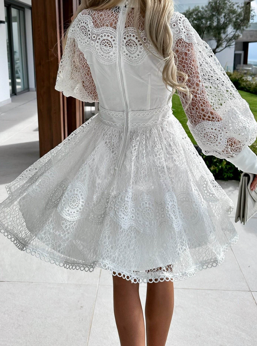 Women’s Elegant Lace Maxi Gown Dress