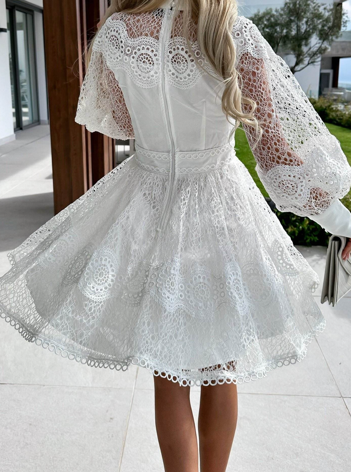 Women’s Elegant Lace Maxi Gown Dress